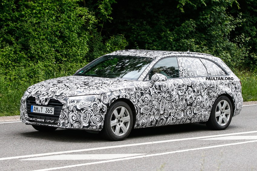 SPYSHOTS: B9 Audi A4 Avant peels back the camo 347855