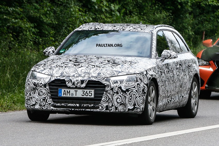 SPYSHOTS: B9 Audi A4 Avant peels back the camo 347861