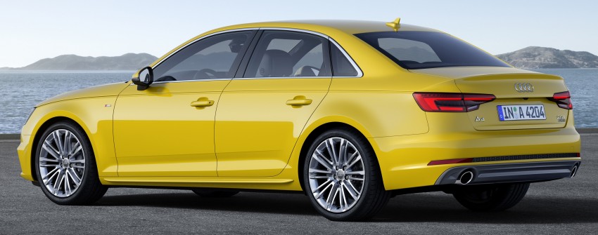 2016 B9 Audi A4 revealed – familiar looks, new tech 354962
