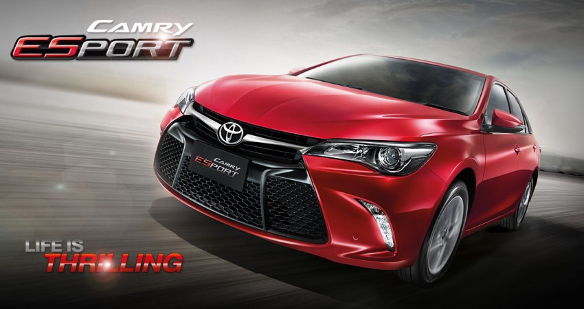 Toyota Camry ESport launched in Thailand – sportier new variant with aggressive looks and more power 349594