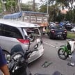 30-tonne lorry with brake failure crashes into 24 cars