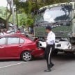 30-tonne lorry with brake failure crashes into 24 cars