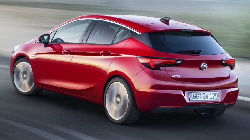Opel/Vauxhall Astra K unveiled – up to 200 kg lighter 345288