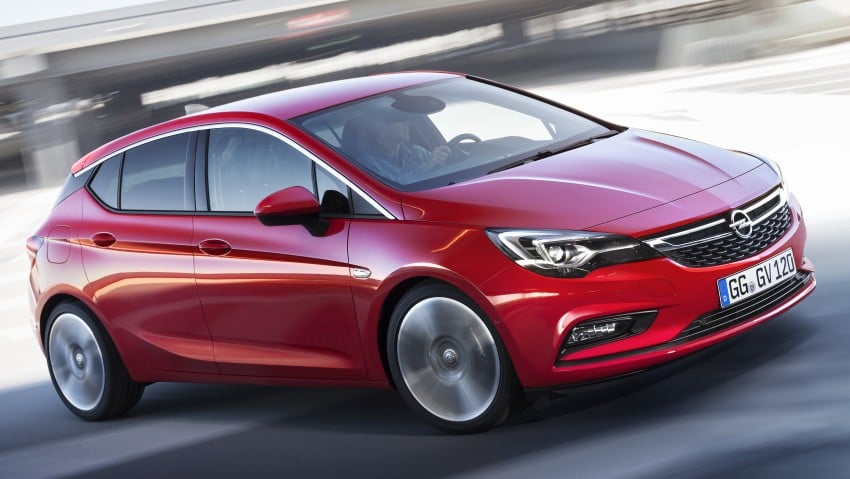 Opel/Vauxhall Astra K unveiled – up to 200 kg lighter 345289