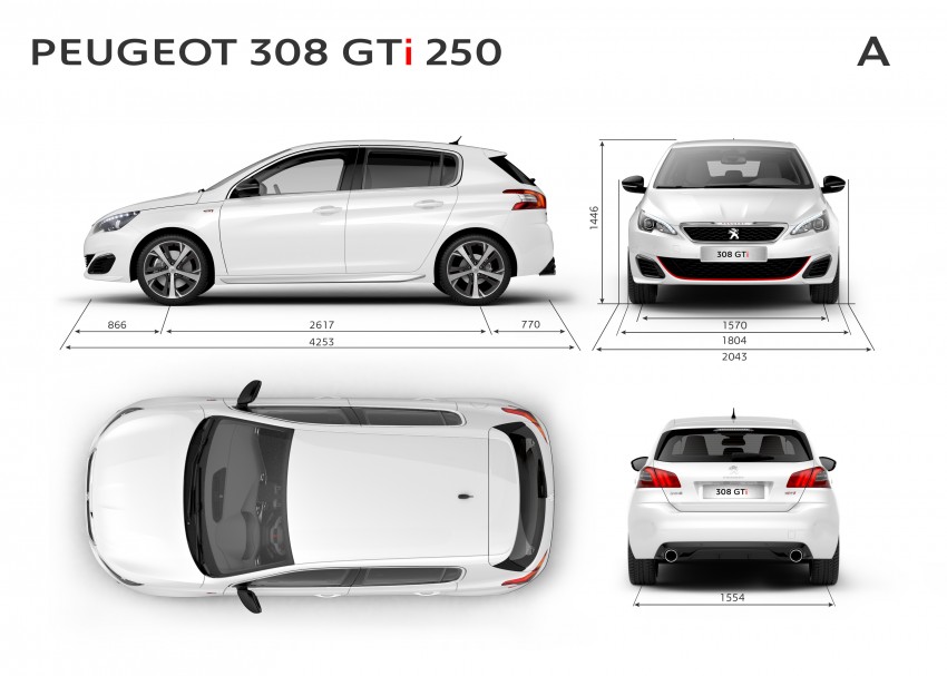 2016 Peugeot 308 GTi unveiled: 270 hp Gallic hot hatch 352043