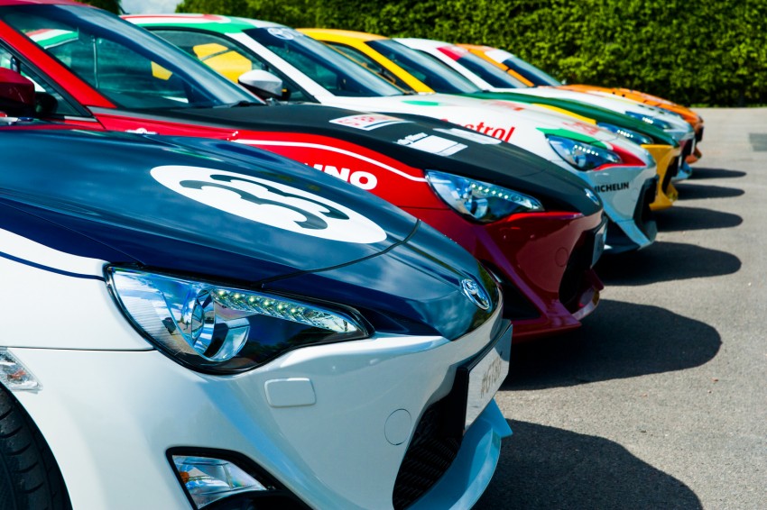 Toyota to show six classic-liveried 86s at Goodwood 346305