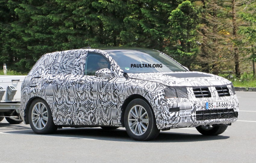 SPYSHOTS: 2016 Volkswagen Tiguan dons new body 349959