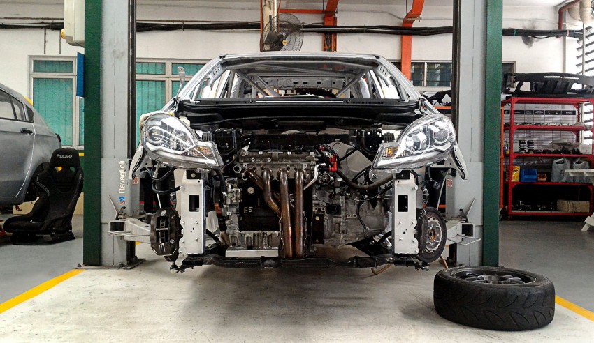 Proton Iriz R3 touring car in the making – 190 hp! 358678