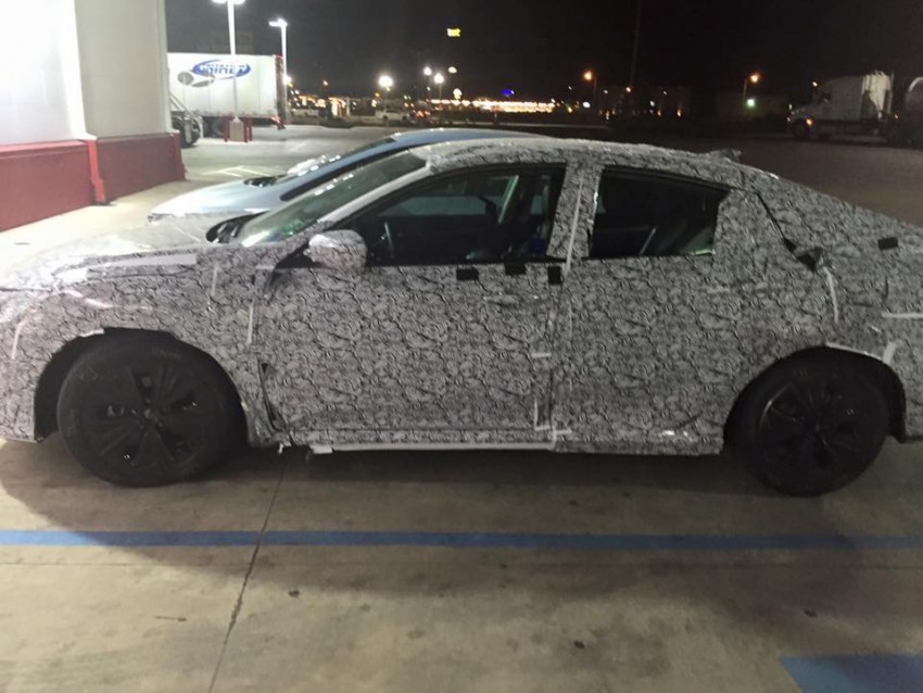 SPYSHOTS: 2016 Honda Civic sedan caught in the US! Image #360220