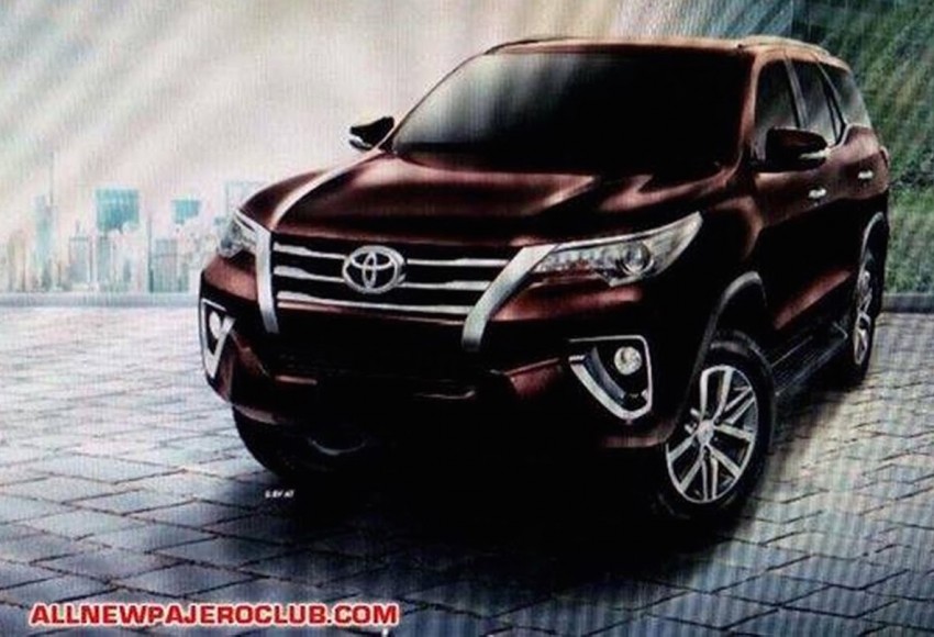2016 Toyota Fortuner – first exterior and interior pics Image #358433