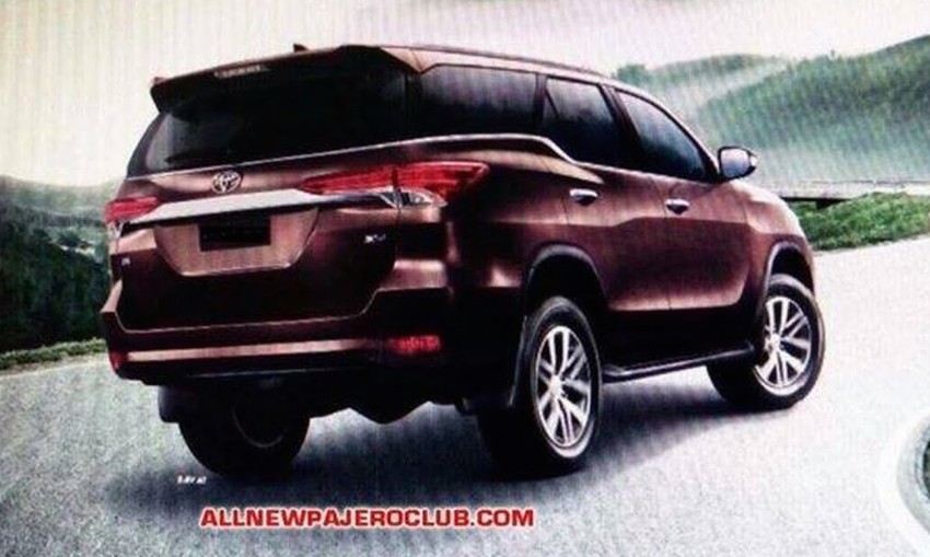 2016 Toyota Fortuner – first exterior and interior pics 358434