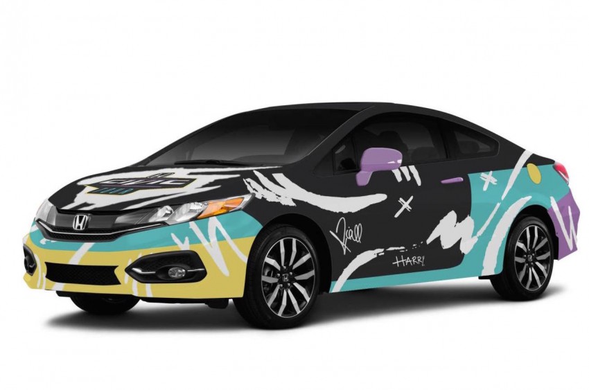 Honda Civic Coupe ‘One Direction-ised’ by the boys 358639