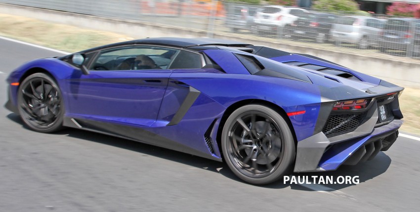 SPIED: Lamborghini Aventador LP750-4 SV Roadster captured sans camo, September debut in Frankfurt 362145