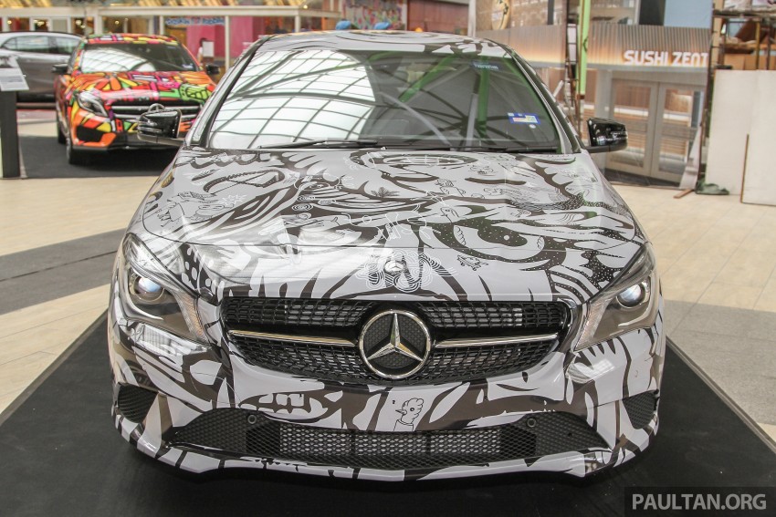 Mercedes-Benz Urban Hunting – A, CLA, GLA art cars 357401