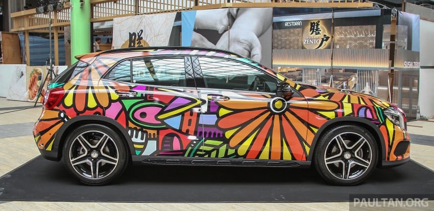 Mercedes-Benz Urban Hunting – A, CLA, GLA art cars 357391