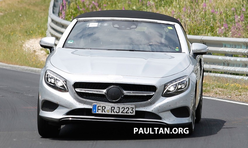 SPIED: Mercedes-Benz S-Class Cabriolet seen testing 358751