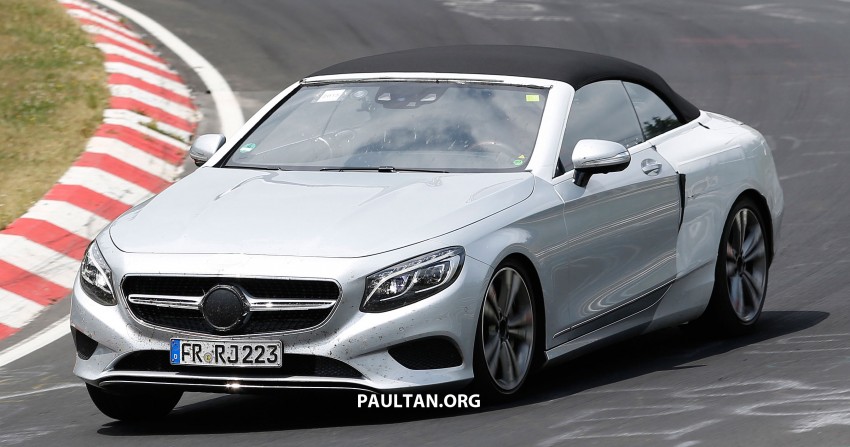 SPIED: Mercedes-Benz S-Class Cabriolet seen testing 358752