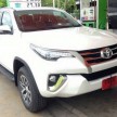 2016 Toyota Fortuner leaked again with first specs