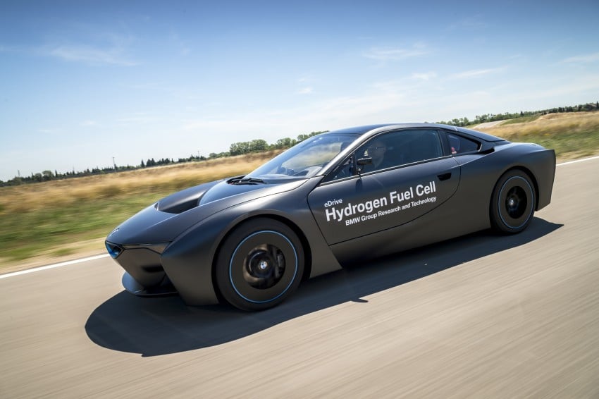 BMW i8-based hydrogen fuel-cell prototype revealed 356153