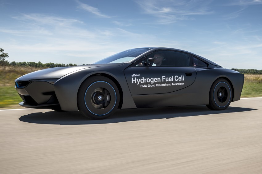 BMW i8-based hydrogen fuel-cell prototype revealed 356156