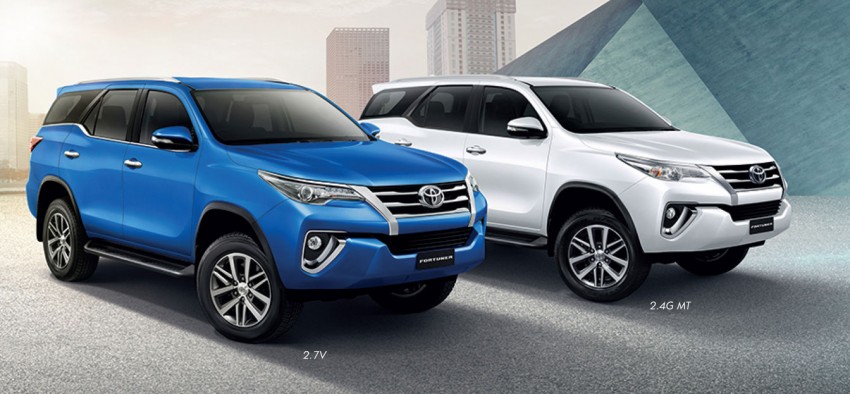 2016 Toyota Fortuner debuts in Thailand, from RM133k 359491