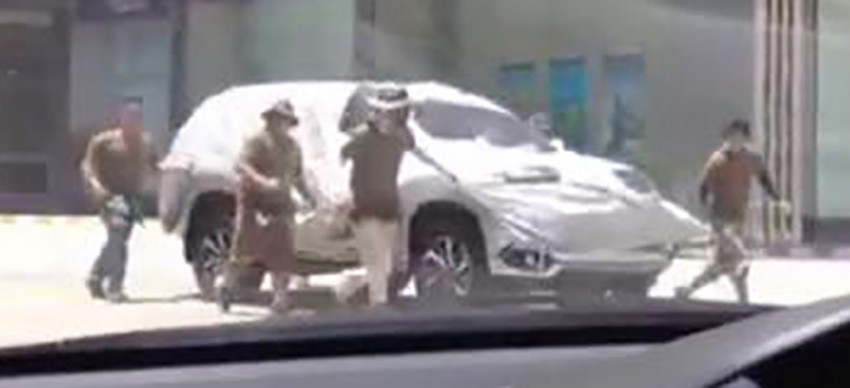 SPYSHOTS: Mitsubishi Pajero Sport spotted undisguised undergoing TVC shoot in Thailand 358522