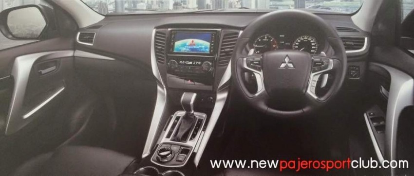 New Mitsubishi Pajero Sport – first look at the cabin Image #363155