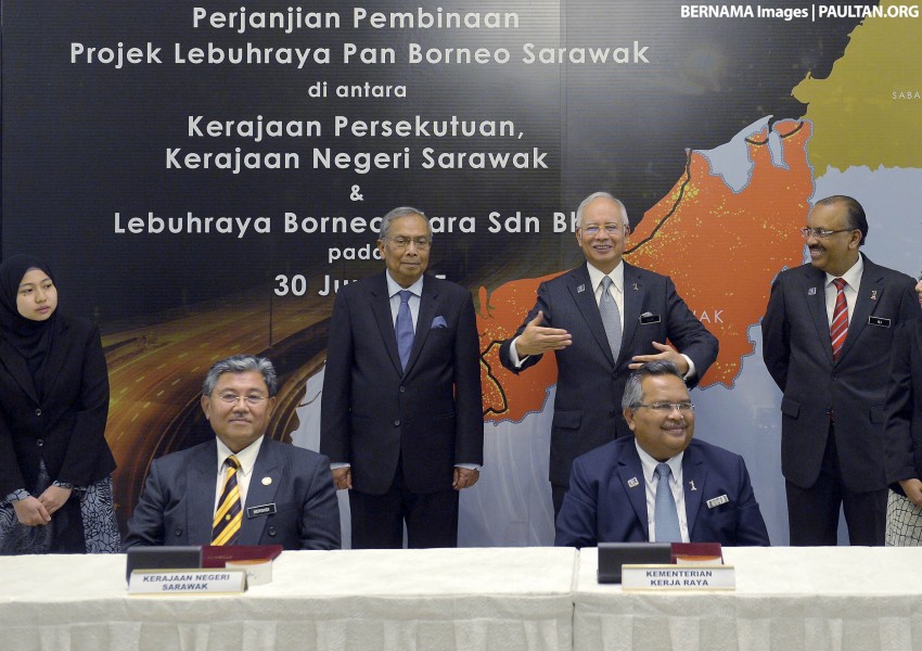 MoU for construction of Sarawak portion of Pan Borneo Highway signed, work begins in September 355793