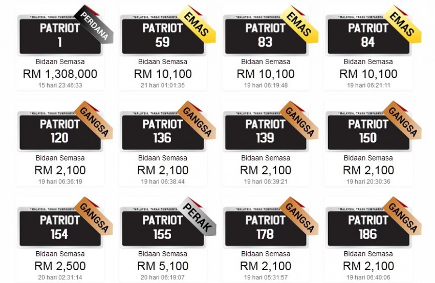 No issue with PATRIOT registration plate series – JPJ 356937