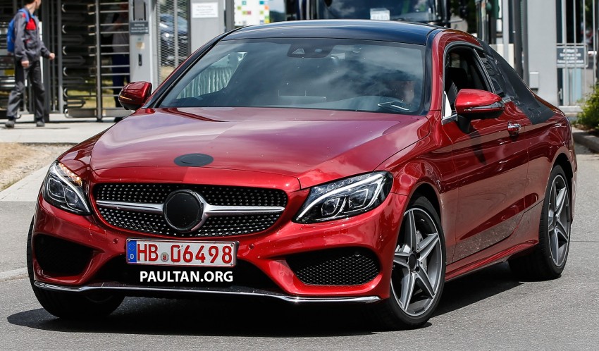SPIED: Mercedes-Benz C-Class Coupe undisguised 362330