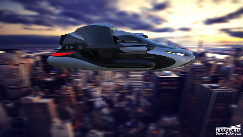 Terrafugia unleashes all-new TF-X flying-car design 361228
