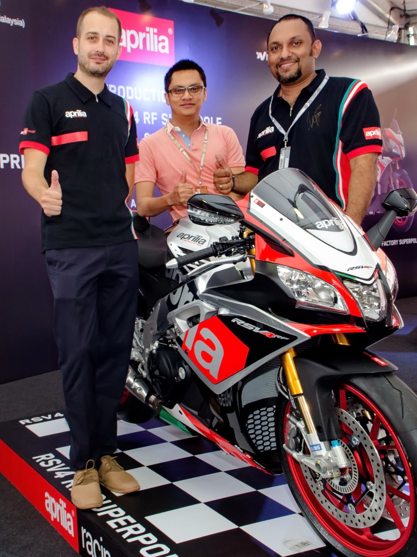 2016 Aprilia RSV4 RF Limited Edition, Tuono V4 1100 Factory Edition launched in Malaysia, from RM118k 364012