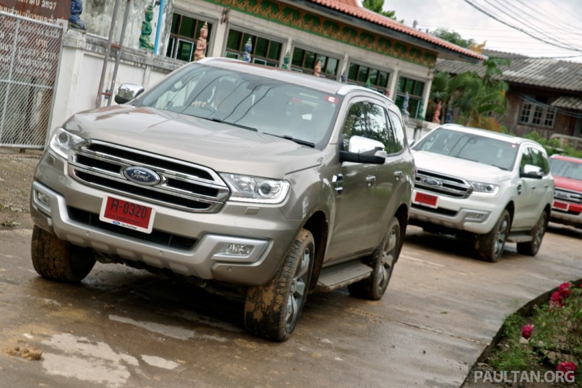DRIVEN: 2015 Ford Everest 2.2L, 3.2L in Chiang Rai Image #363951