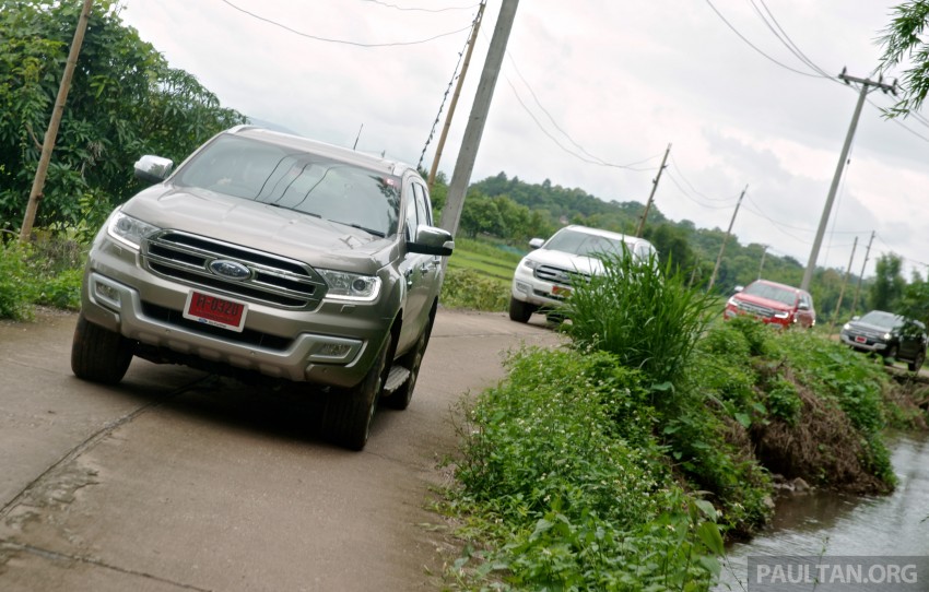 DRIVEN: 2015 Ford Everest 2.2L, 3.2L in Chiang Rai Image #363952