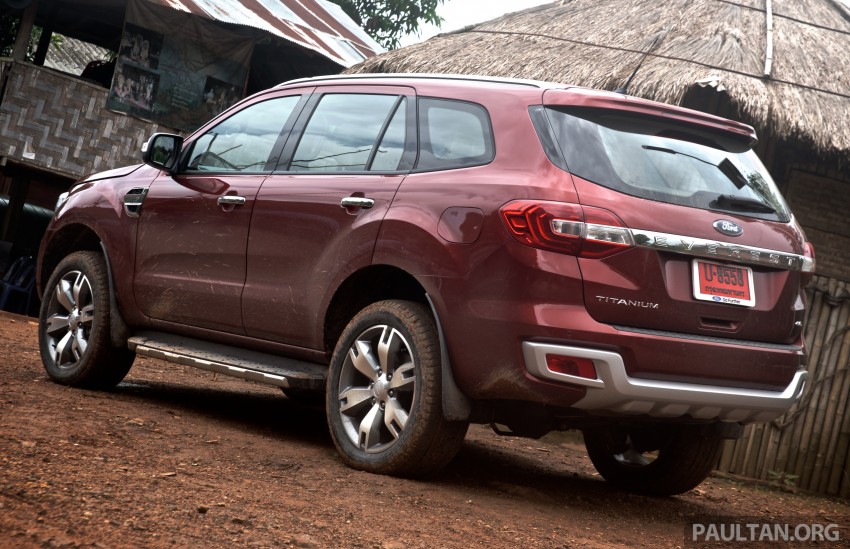DRIVEN: 2015 Ford Everest 2.2L, 3.2L in Chiang Rai Image #363958