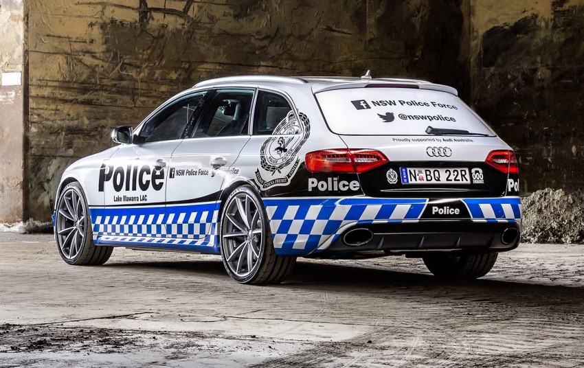 Audi RS 4 Avant joins the police force in Australia 370072