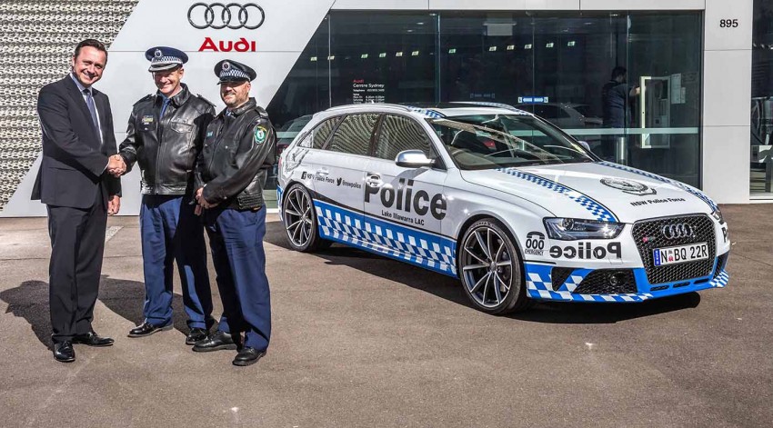 Audi RS 4 Avant joins the police force in Australia 370073