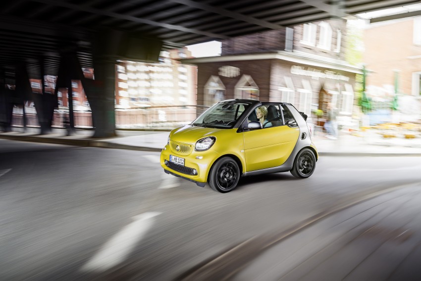 2016 smart fortwo cabrio revealed, debuts in Frankfurt 372756