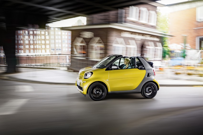 2016 smart fortwo cabrio revealed, debuts in Frankfurt 372757