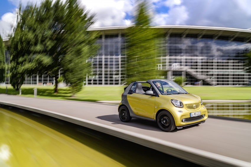 2016 smart fortwo cabrio revealed, debuts in Frankfurt 372759
