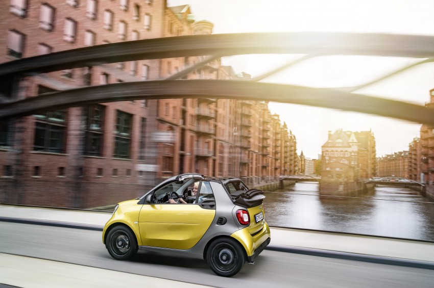 2016 smart fortwo cabrio revealed, debuts in Frankfurt 372761