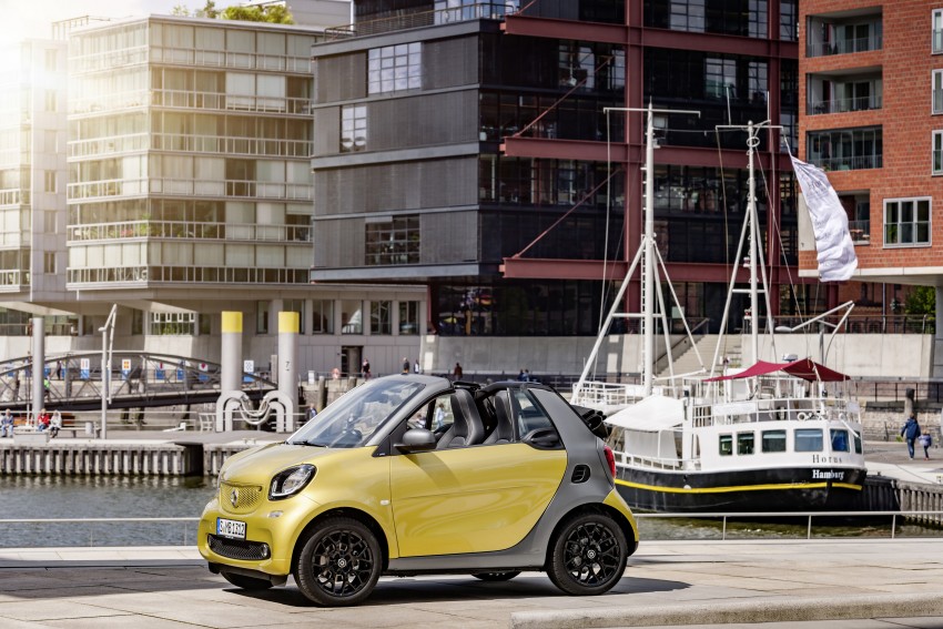 2016 smart fortwo cabrio revealed, debuts in Frankfurt 372767