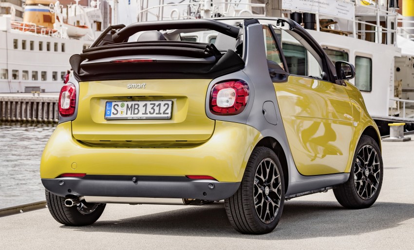 2016 smart fortwo cabrio revealed, debuts in Frankfurt 372768