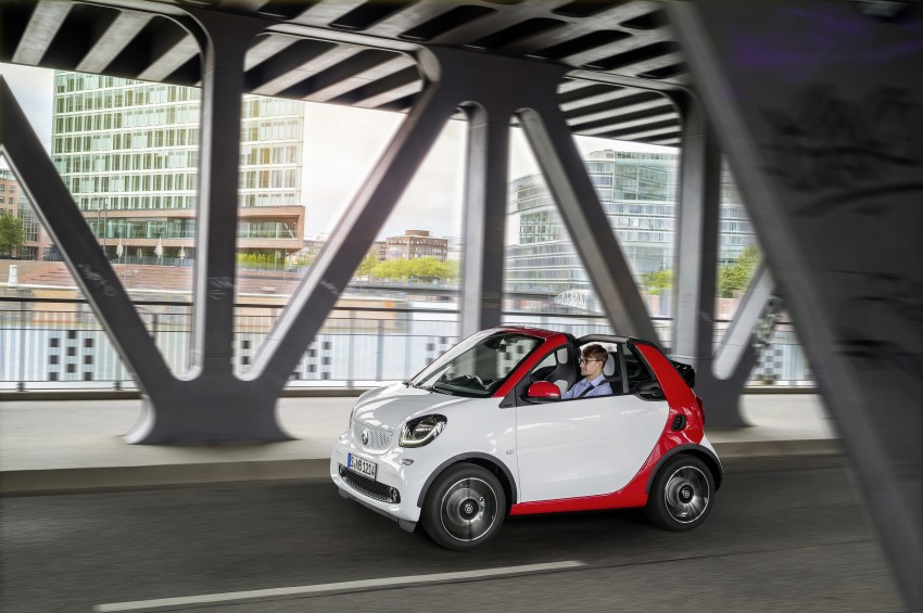 2016 smart fortwo cabrio revealed, debuts in Frankfurt 372772