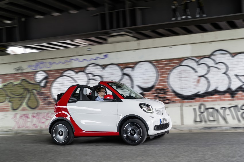 2016 smart fortwo cabrio revealed, debuts in Frankfurt 372773