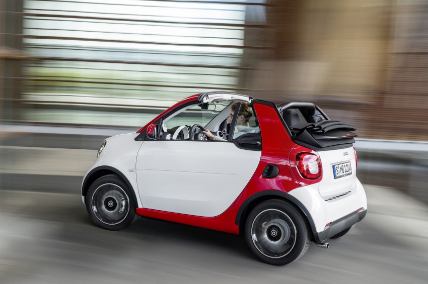 2016 smart fortwo cabrio revealed, debuts in Frankfurt 372776