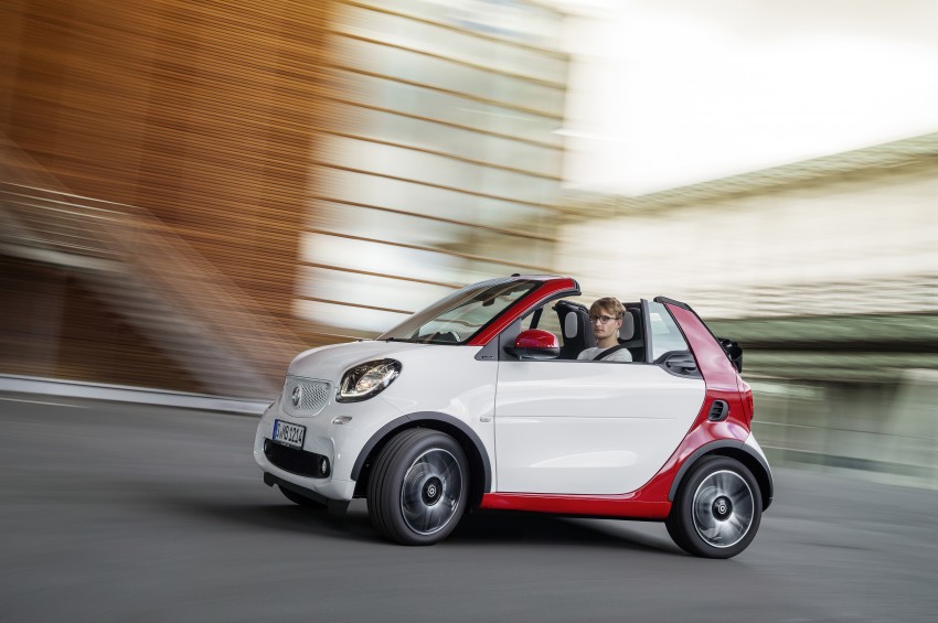 2016 smart fortwo cabrio revealed, debuts in Frankfurt 372782