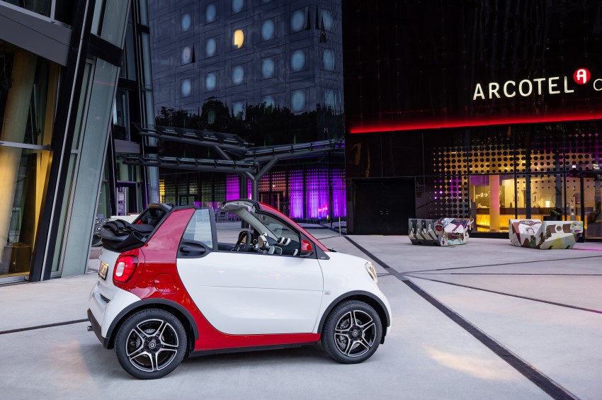 2016 smart fortwo cabrio revealed, debuts in Frankfurt 372783