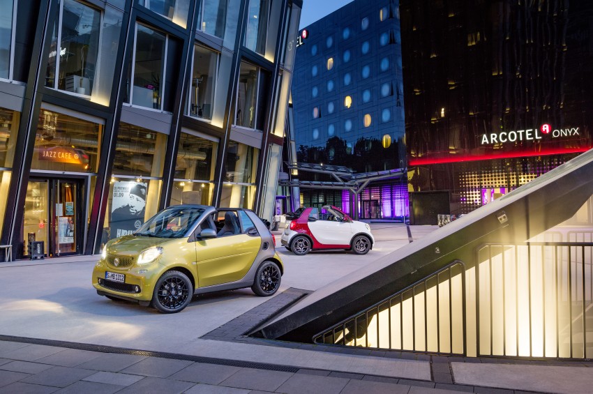 2016 smart fortwo cabrio revealed, debuts in Frankfurt 372784