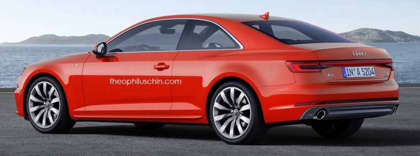 2017 Audi A5 coupe rendered with sleeker styling 369203